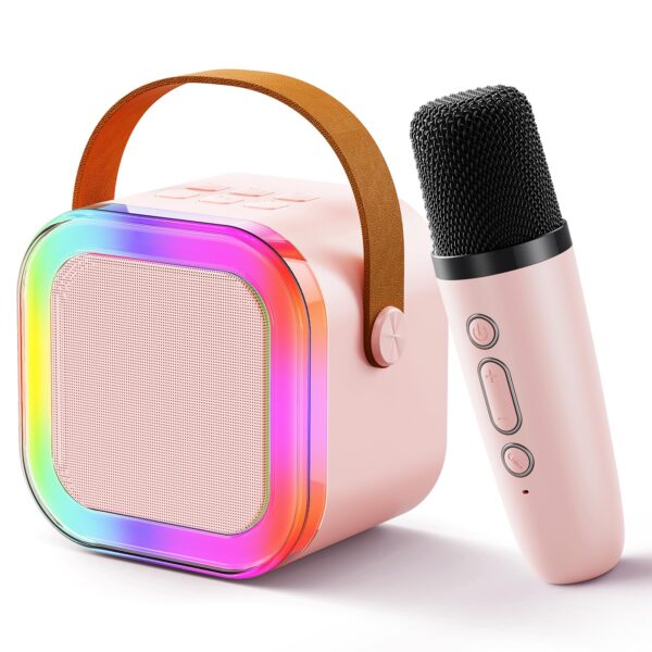 Speaker with Single Mic (Modern) + 3D Moon Lamp Humidifier - Image 4