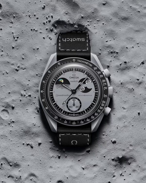 *Discover the perfect blend of iconic heritage and innovative design with the Omega x Swatch Earthphase MoonSwatch - Mission to the Moon.* ✅ - Image 2