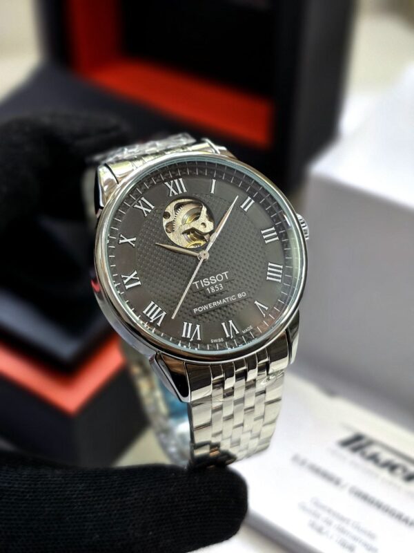 Tissot Lelocle Powermatic 80 Open Heart is ergonomic and elegant in any circumstance. - Image 2